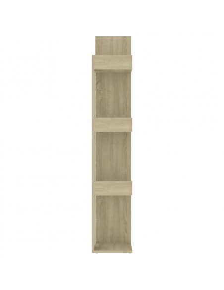 Libreria Rovere Sonoma 86x25,5x140 cm in Truciolato