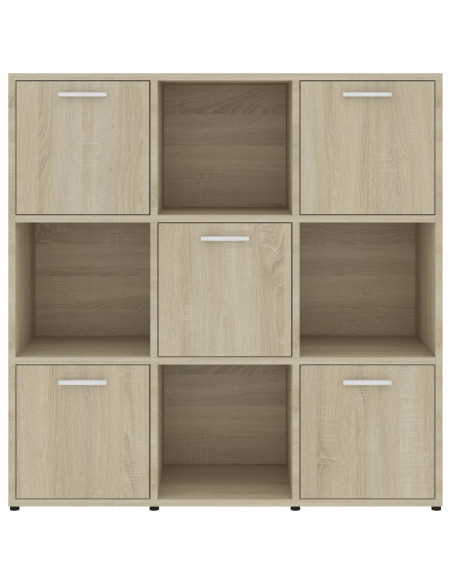Libreria Rovere Sonoma 90x30x90 cm in Legno Multistrato