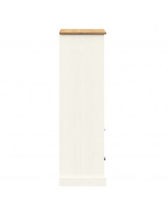 Libreria VIGO 60x35x114,5 cm in Legno Massello di Pino Bianco
