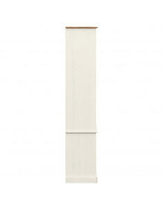 Libreria VIGO 85x35x170 cm in Legno Massello di Pino Bianco