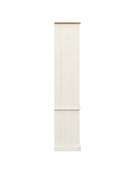 Libreria VIGO 85x35x170 cm in Legno Massello di Pino Bianco