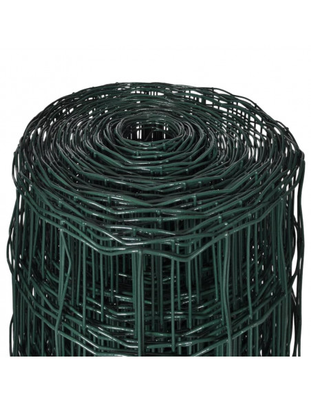 Recinzione Europea in Acciaio 10 x 0,8 m Verde