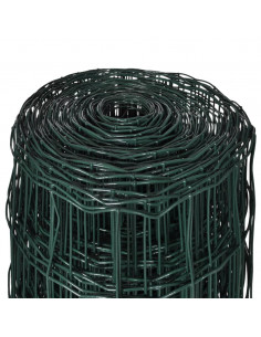 Recinzione Europea in Acciaio 10 x 1,0 m Verde