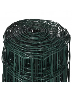 Recinzione Europea in Acciaio 10 x 1,2 m Verde