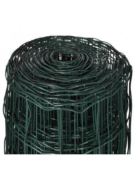 Recinzione Europea in Acciaio 10 x 1,5 m Verde
