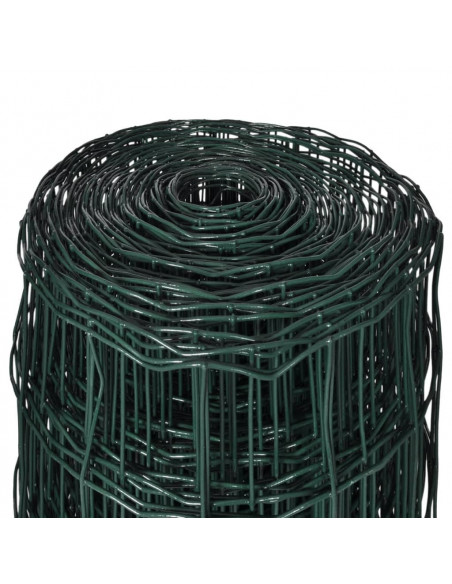 Recinzione Europea in Acciaio 10 x 1,5 m Verde