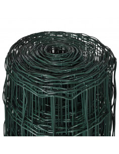 Recinzione Europea in Acciaio 25 x 0,8 m Verde