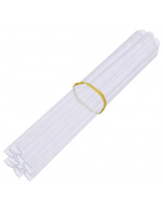 Recinzione Frangivento 4 pz in PVC 35x0,19m Bianco