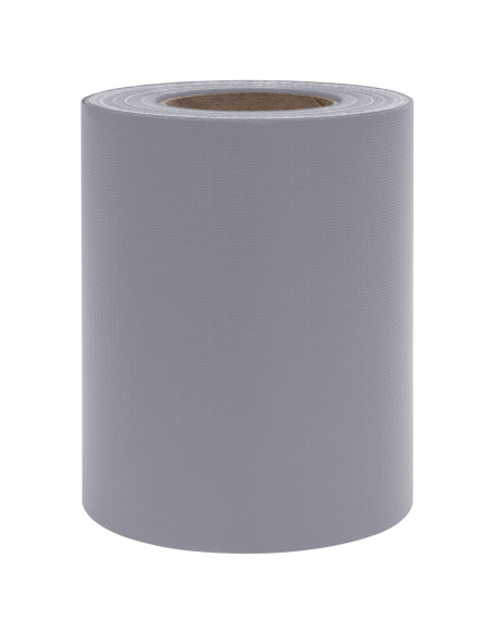 Recinzione Frangivento 4 pz in PVC 35x0,19m Grigio Chiaro Opaco