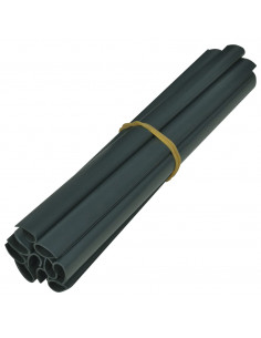 Recinzione Frangivento 4 pz in PVC 35x0,19m Verde Opaco