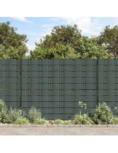 Recinzione Frangivento da Giardino PVC 70x0,19 m Verde