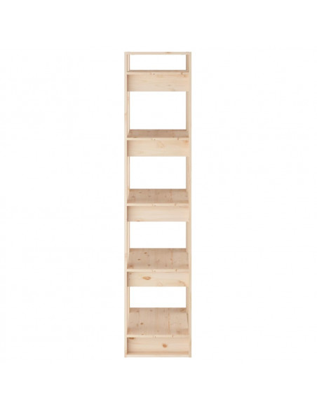 Libreria/Divisorio 41x35x160 cm in Legno Massello di Pino