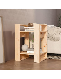 Libreria/Divisorio 41x35x57 cm in Legno Massello di Pino