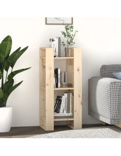 Libreria/Divisorio 41x35x91 cm in Legno Massello di Pino