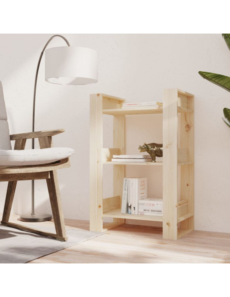 Libreria/Divisorio 60x35x91 cm in Legno Massello di Pino