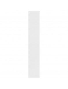 Libreria/Divisorio Bianco 100x24x140 cm in Legno Multistrato