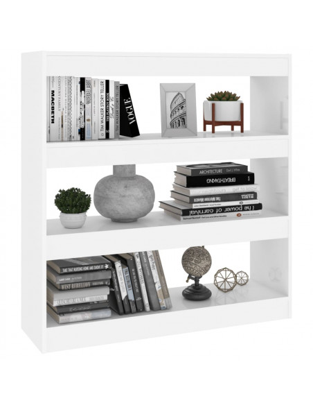 Libreria/Divisorio Bianco 100x30x103 cm