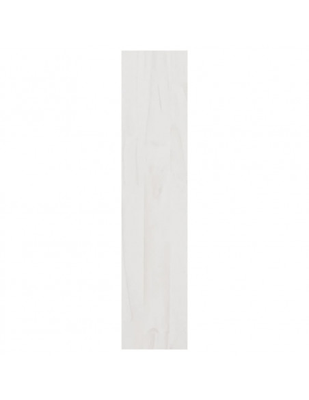 Libreria/Divisorio Bianco 100x30x135,5 cm in Legno di Pino