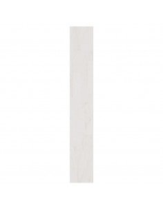 Libreria/Divisorio Bianco 100x30x200 cm Legno Massello di Pino