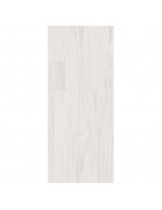 Libreria/Divisorio Bianco 100x30x71,5 cm Legno Massello di Pino