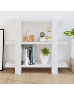 Libreria/Divisorio Bianco 100x30x87 cm