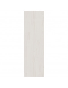 Libreria/Divisorio Bianco 104x33,5x110 cm in Massello di Pino