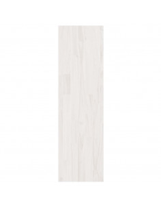 Libreria/Divisorio Bianco 40x30x103,5 cm Legno Massello di Pino