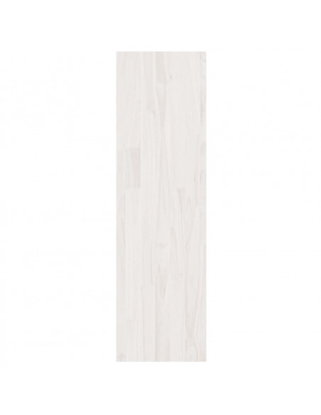 Libreria/Divisorio Bianco 40x30x103,5 cm Legno Massello di Pino