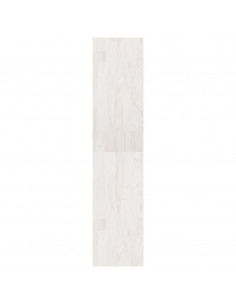 Libreria/Divisorio Bianco 40x30x135,5 cm Legno Massello di Pino