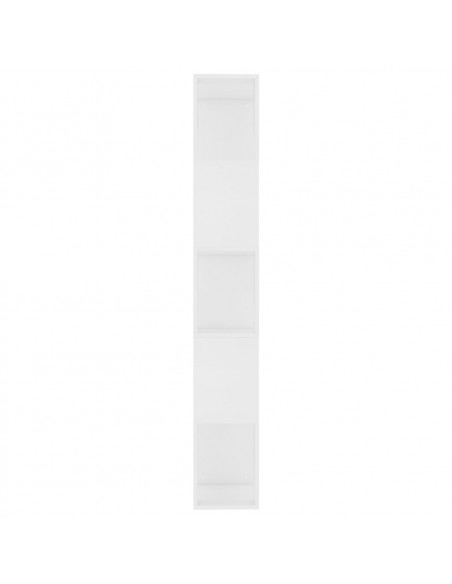 Libreria/Divisorio Bianco 45x24x159 cm in Legno Multistrato