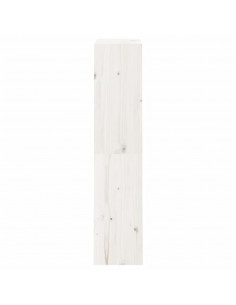 Libreria/Divisorio Bianco 60x30x135,5 cm Legno Massello di Pino