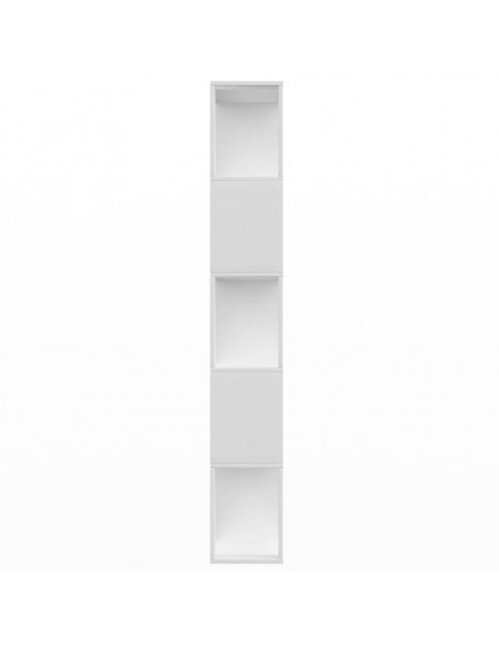 Libreria/Divisorio Bianco 80x24x159 cm in Legno Multistrato