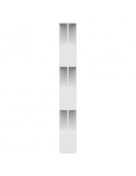 Libreria/Divisorio Bianco 80x24x192 cm in Legno Multistrato