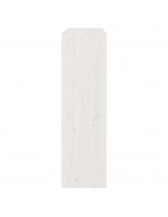 Libreria/Divisorio Bianco 80x30x103,5 cm in Massello di Pino