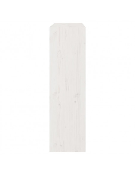 Libreria/Divisorio Bianco 80x30x103,5 cm in Massello di Pino