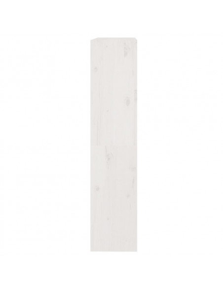 Libreria/Divisorio Bianco 80x30x135,5 cm in Massello di Pino