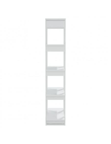 Libreria/Divisorio Bianco 80x30x160 cm in Legno Multistrato