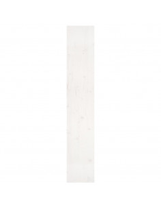 Libreria/Divisorio Bianco 80x30x167,4 cm Legno Massello di Pino