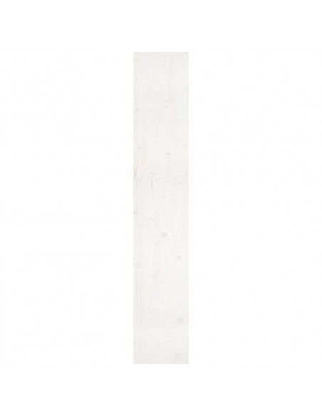 Libreria/Divisorio Bianco 80x30x167,4 cm Legno Massello di Pino