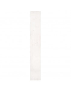 Libreria/Divisorio Bianco 80x30x199,5 cm in Massello di Pino