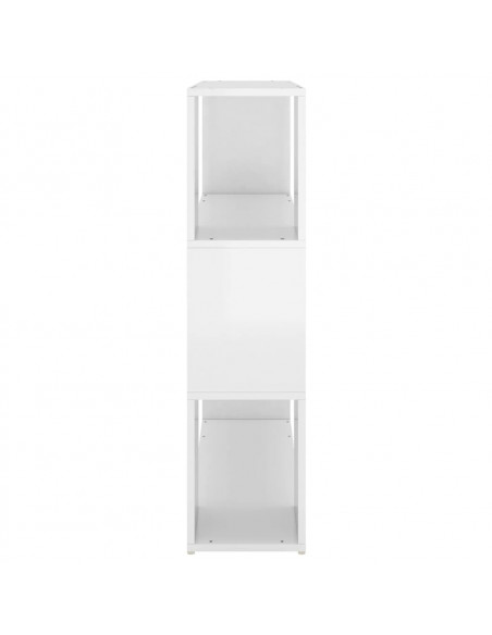 Libreria/Divisorio Bianco Lucido 100x24x94 cm
