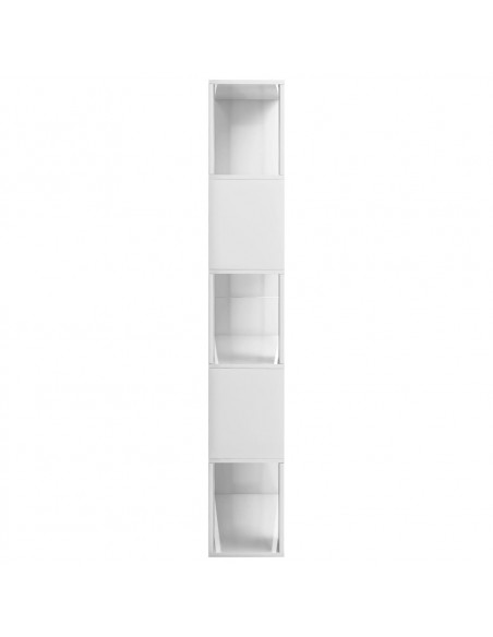 Libreria/Divisorio Bianco Lucido 80x24x159 cm