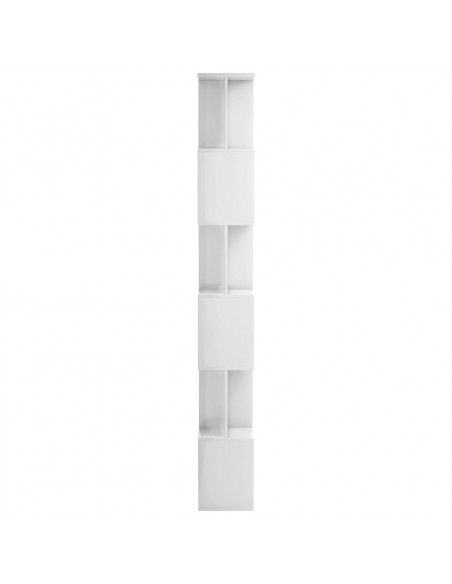 Libreria/Divisorio Bianco Lucido 80x24x192 cm