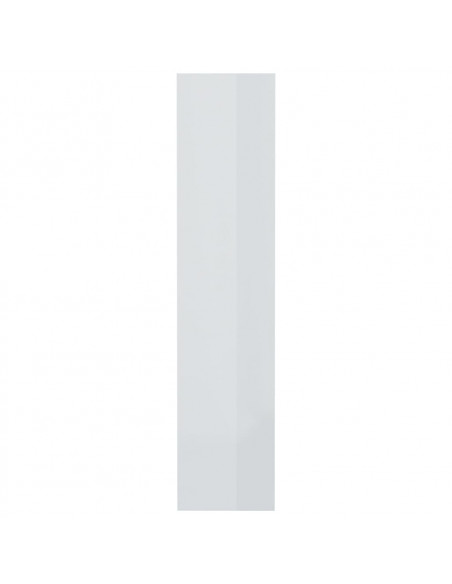 Libreria/Divisorio Bianco Lucido 80x30x135 cm in Truciolato