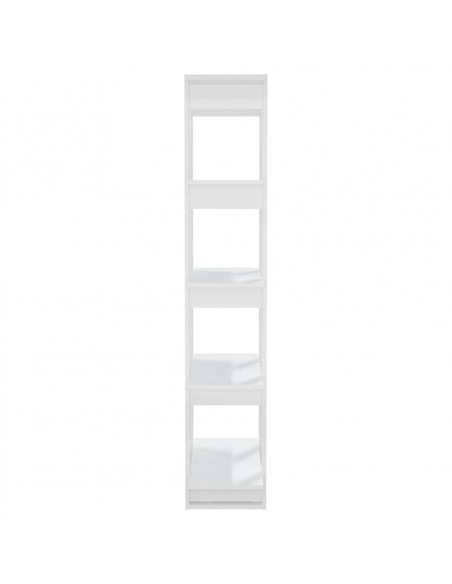 Libreria/Divisorio Bianco Lucido 80x30x160 cm
