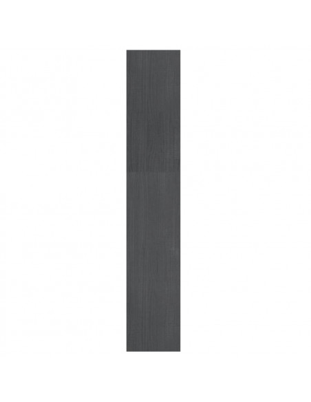 Libreria/Divisorio Grigio 100x30x167,5 cm in Massello di Pino