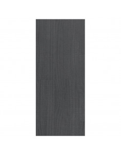 Libreria/Divisorio Grigio 100x30x71,5 cm in Legno Massello di Pino