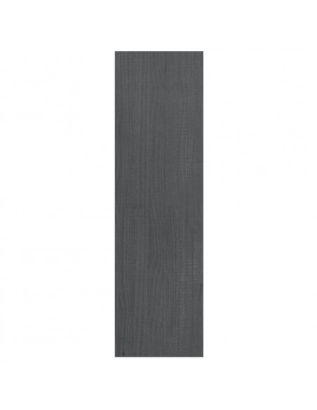 Libreria/Divisorio Grigio 40x30x103,5 cm Legno Massello di Pino