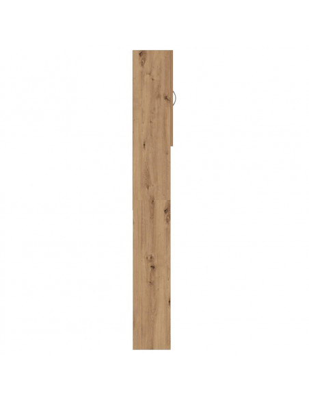Mobile per Lavatrice Rovere Artigianale 64x25,5x190 cm