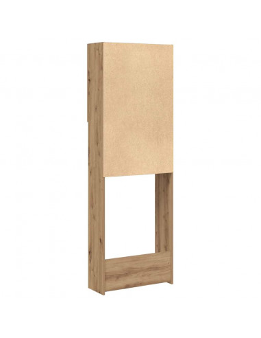 Mobile per Lavatrice Rovere Artigianale 64x25,5x190 cm